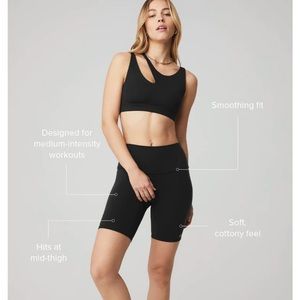 Alo yoga airbrush biker shorts